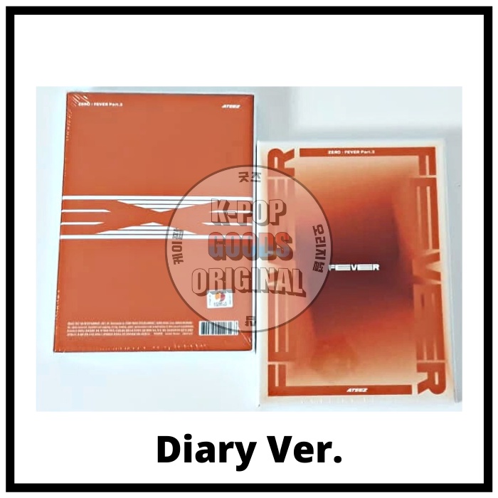 ATEEZ Album - ZERO : FEVER PART.3 + Poster [ALBUM SEALED READY STOCK]