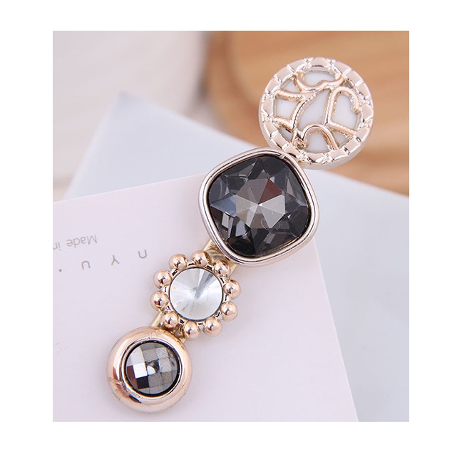 LRC Jepit Rambut Fashion Gem Hair Clip A58391