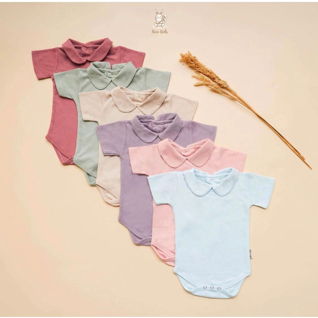 Nicekids - Round Collar Bodysuit / Bodysuit Anak Perempuan