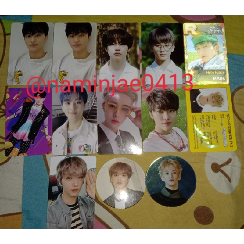 mark cafe/id card departure/cc suhum/ar selca hs ar clip/dad/lenti fanmade/chenle dad/jaemin hello/j