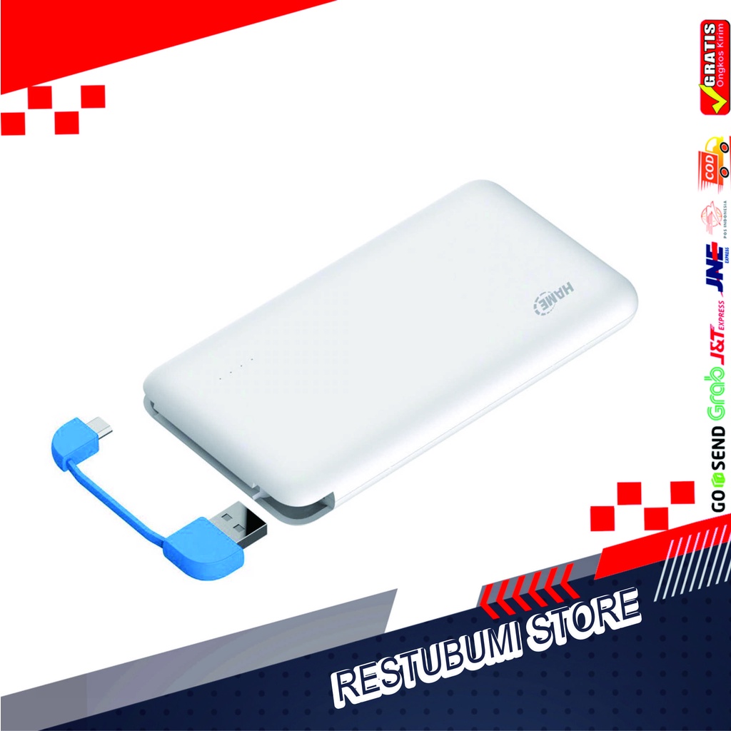 Hame T6 Power Bank 10000mAh / Powerbank / Powerbank Tipis / Powerbank Murah / Powerbank HP - RBS07