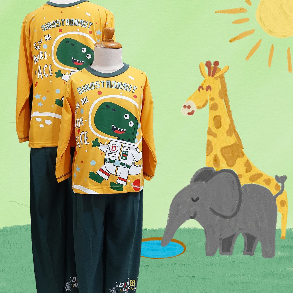 Baju Tidur Anak merk Anne Claire (ASTRONAUT) st.lengan pjg celana pjg