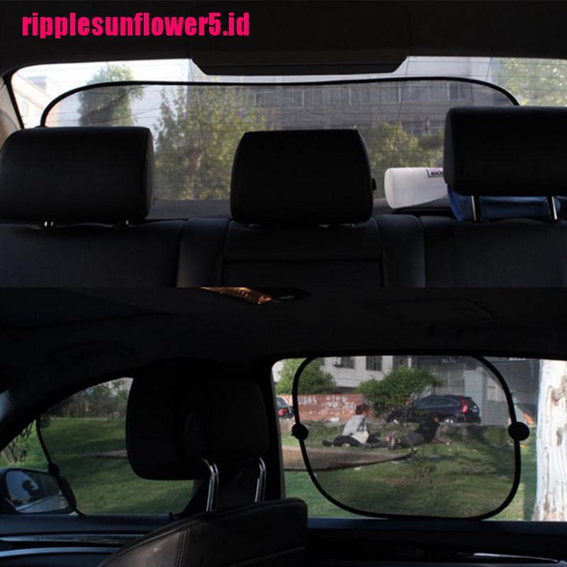 # Kaos T-Shirt Wanita Lengan Pendek Motif Print #2pcs Jaring Pelindung Sinar Matahari Untuk Jendela Samping Mobil