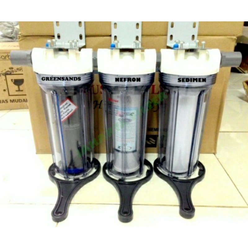 Paket Filter Air SIAP PAKAI"CLEAR"(AIR ZAT BESI TINGGI)