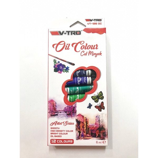

Cat Minyak V-Tro 12 warna