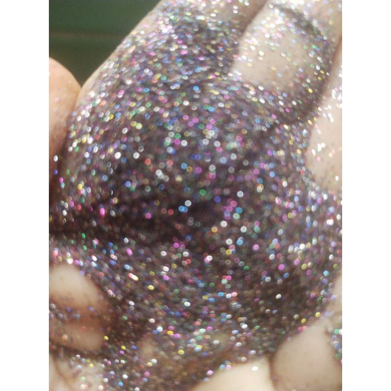 GLITTER HOLOGRAM RAINBOW SIZE 0,2 MM HALUS