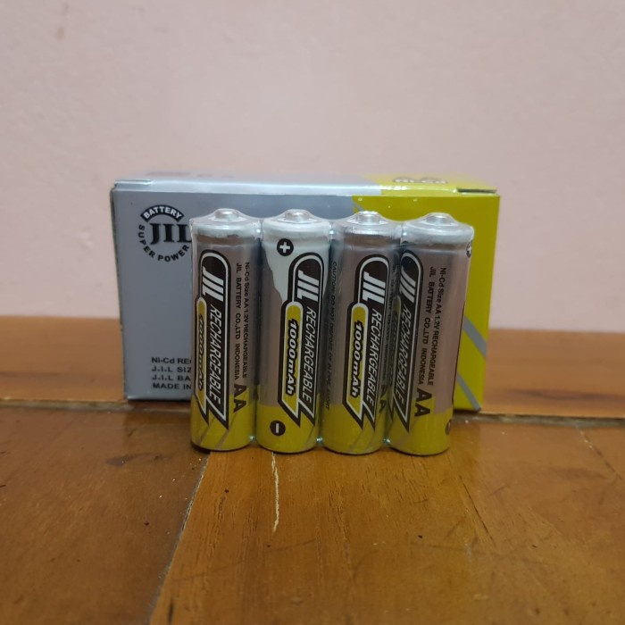 Jual Batre AA Cas Isi 4 - Batre AA Rechargeable - Batre AA Isi 4 Diskon
