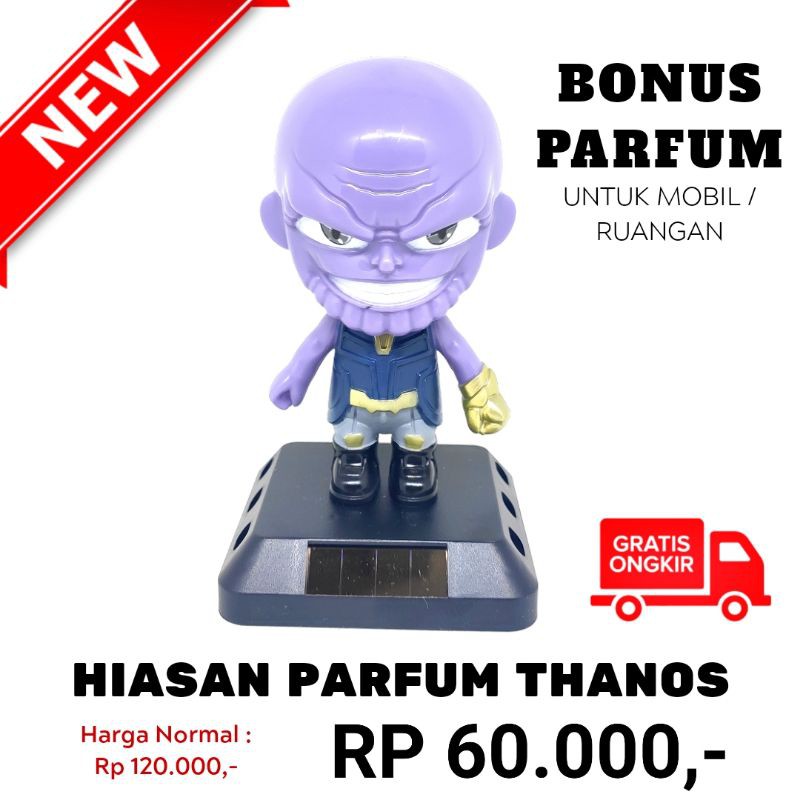 Hiasan Dashboard mobil pajangan ruangan+ Bonus Parfum thanos