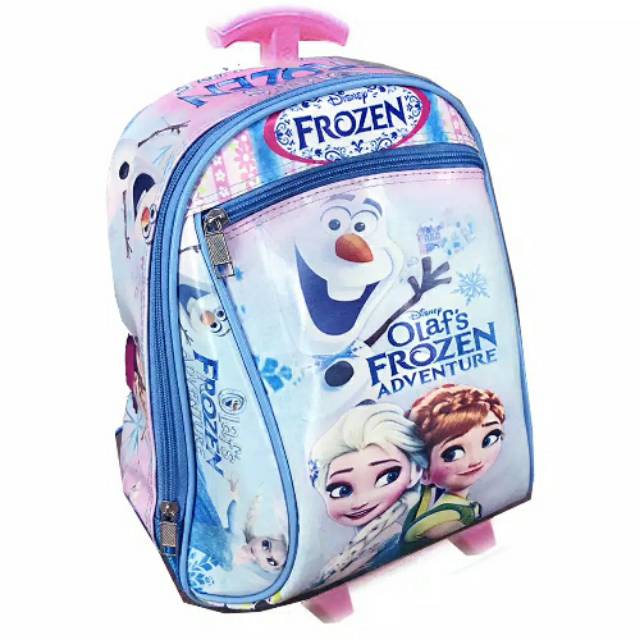 [ NC READY]- Frozen Disney Tas Trolly Koper Anak Cewe