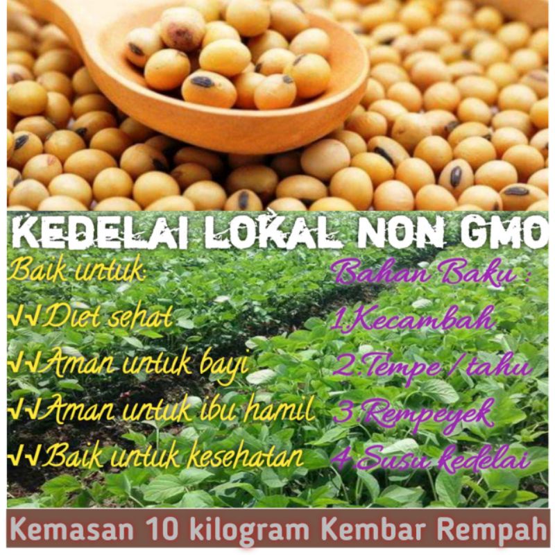 

Kedelai lokal putih 10 kg