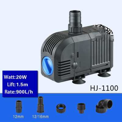SUNSUN Pompa Air Aquarium Submersible Pump Fish Tank 20W - HJ-1100-Hitam