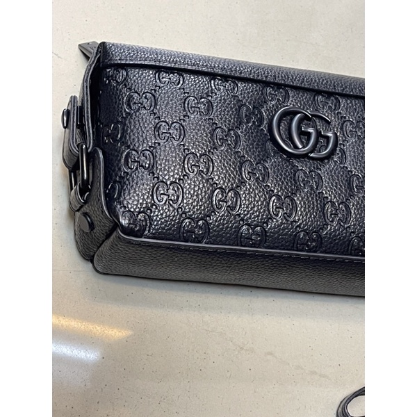 clutch Pouch Model Tangan tas Gucci Kulit Import Tas tabuang Pria/Wanita