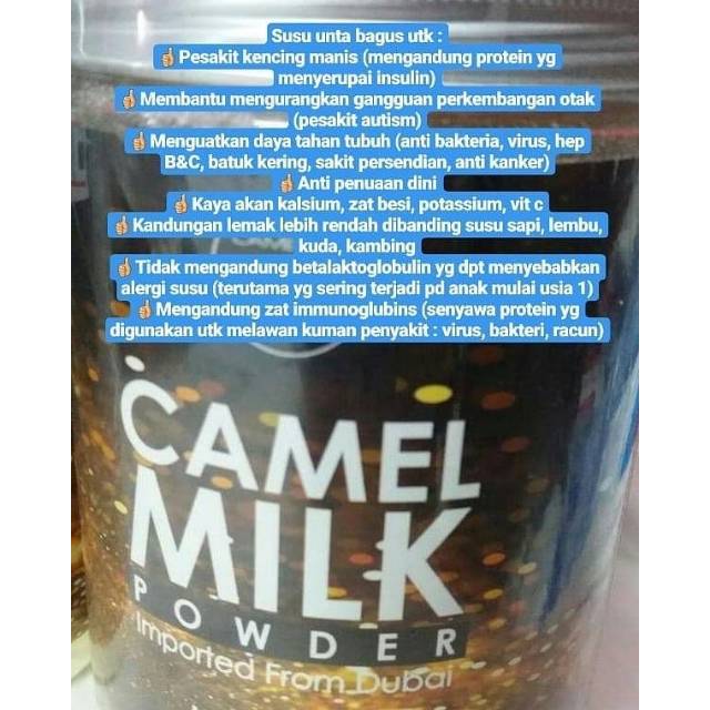 

Susu Unta (camel milk)