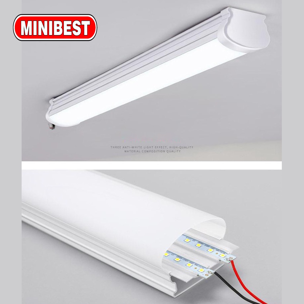 MINIBEST LAMPU LED Kap TL Waterproof 20w 40watt 120cm IP65 Outdoor lampu tl led panjang