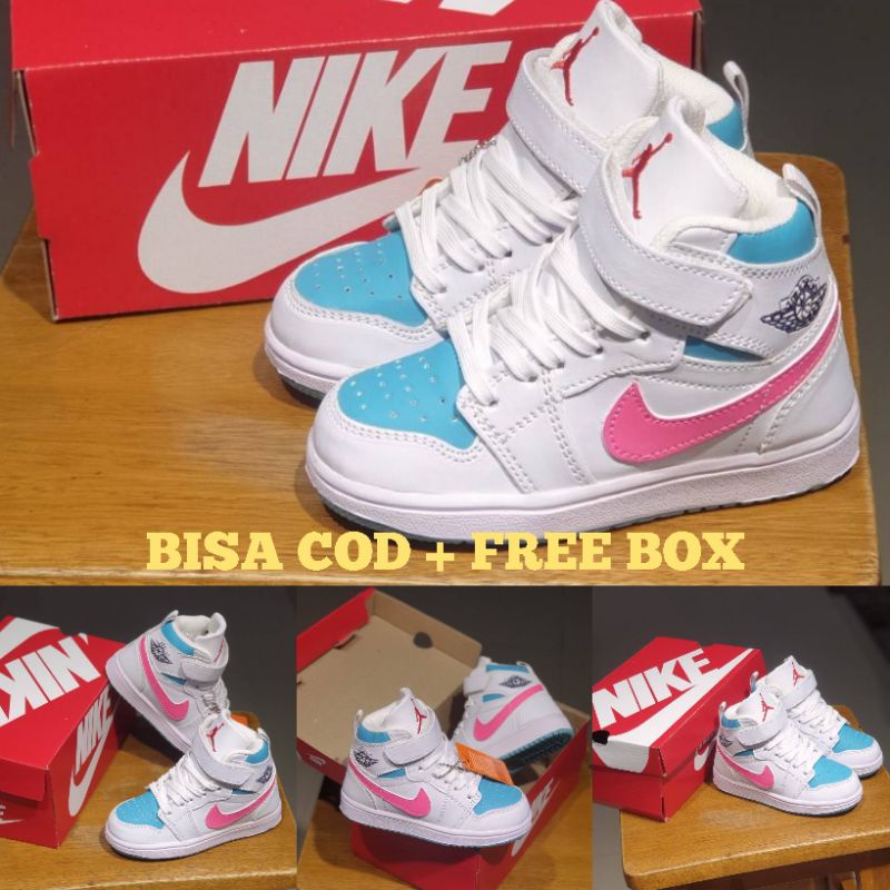 SEPATU BOOTS NIKE ANAK BALITA PEREMPUAN PEREKAT TALI HIGH QUALITY