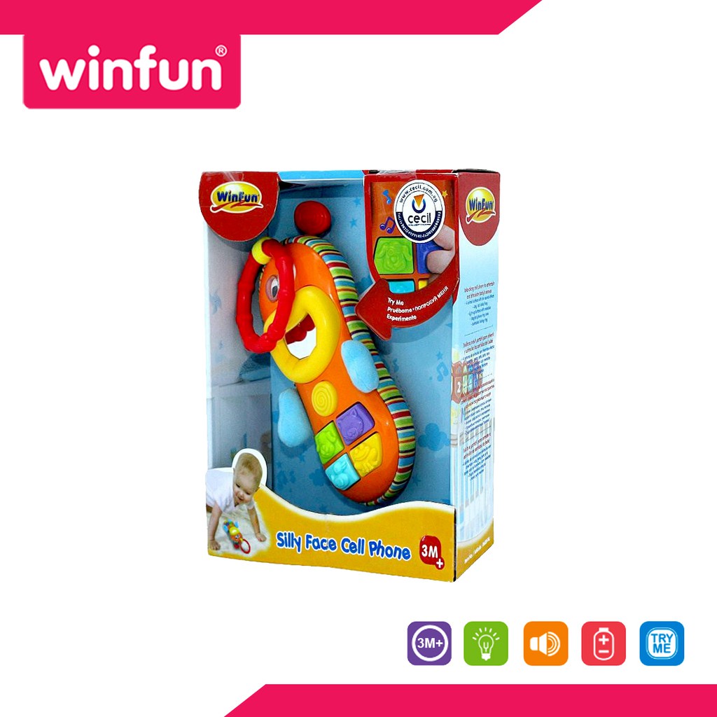 WINFUN SILLY FACE CELLPHONE / MAINAN ANAK