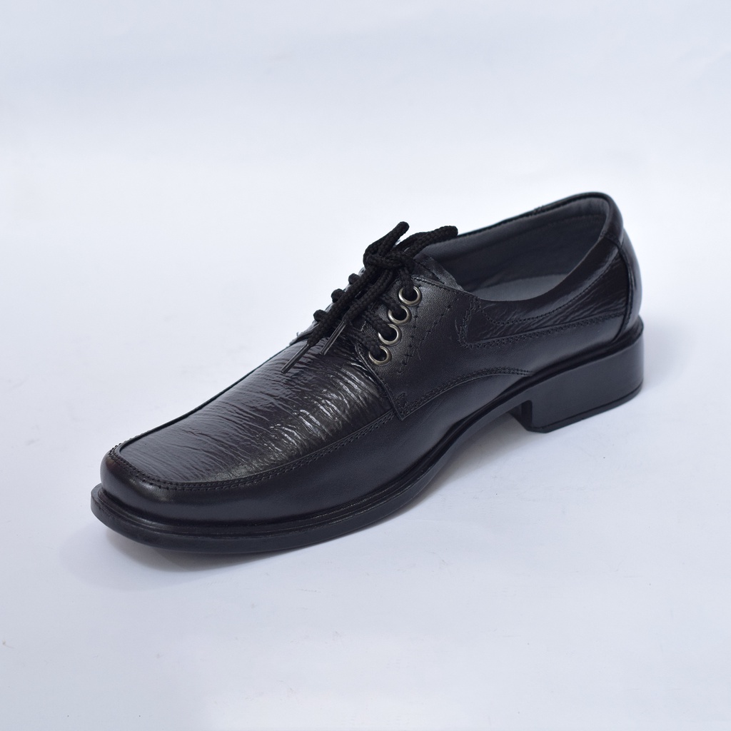 Sepatu Pantofel Pria Kulit Asli Sepatu Kantoran Tali Sepatu Formal Grammer