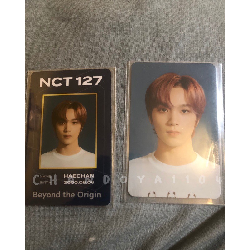 PHOTOCARD HAECHAN BEYOND LIVE & ID CARD(BACA DEKRIPSI)