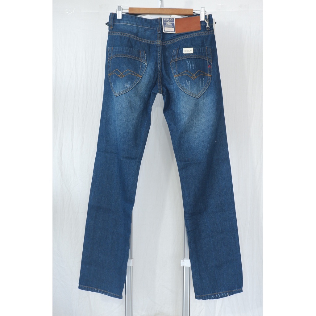 Jeans Panjang Pria Replay Navy Size 30