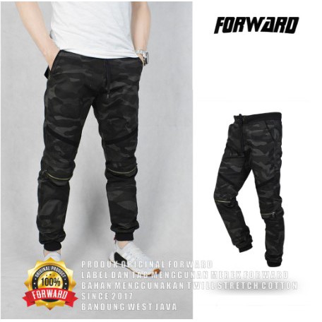 Celana Jogger Pakaian Pria / Bawahan joger pria army camo loreng pant urban