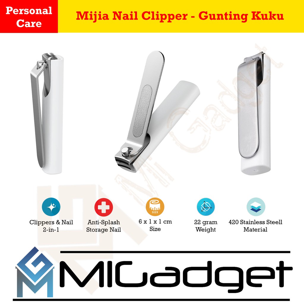 Mijia Nail Clipper - Gunting Kuku Stainless Steel