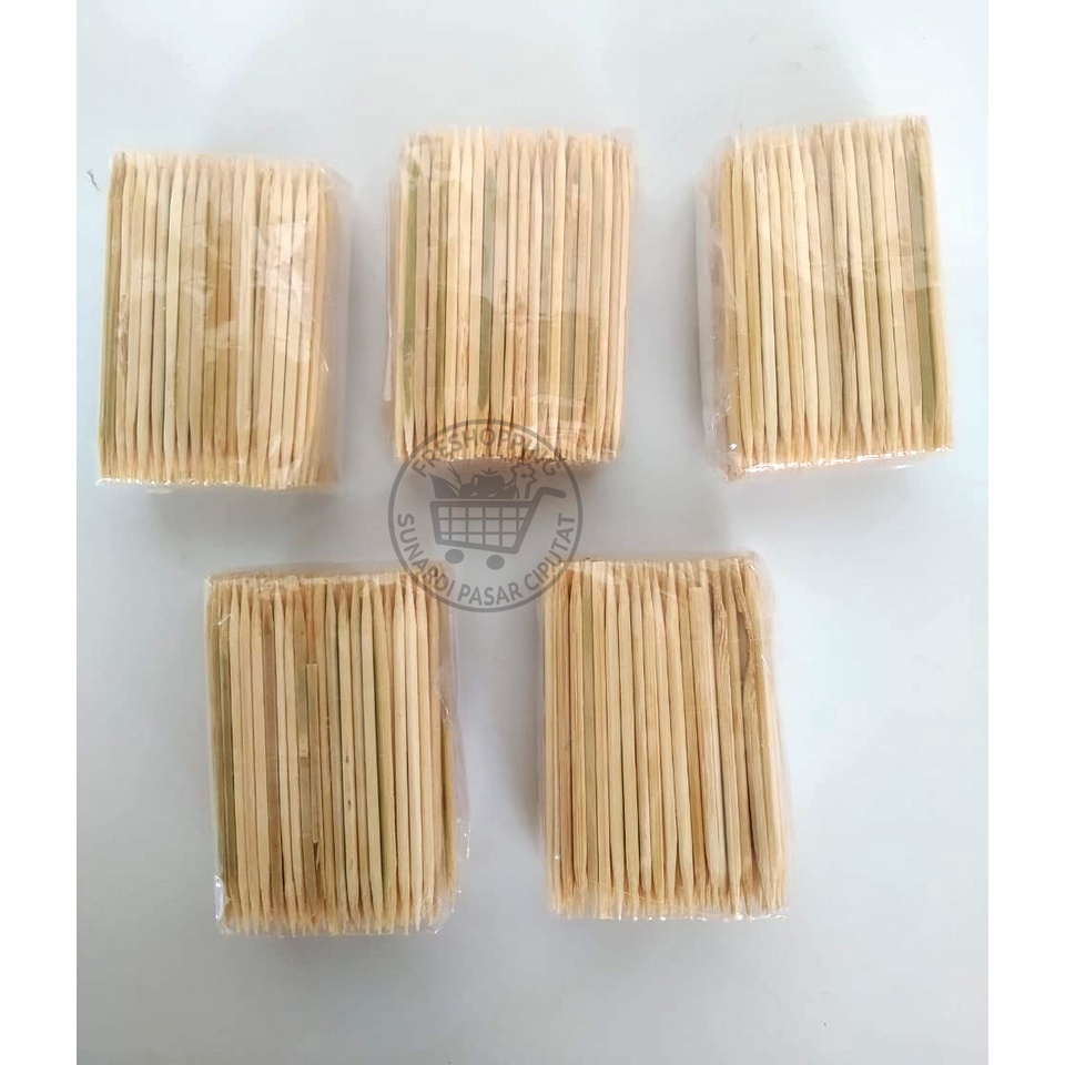 Tusuk Gigi Bambu isi ±220 pcs