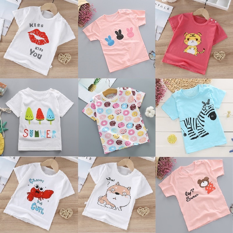 KAOS ANAK BAYI BAJU ANAK BAYI ATASAN ANAK LUCU IMPORT UNISEX