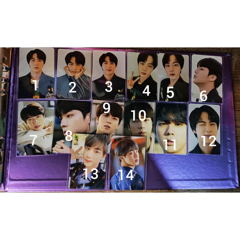 SHARING PHOTOCARD DICON 101 BTS - JIN SUGA