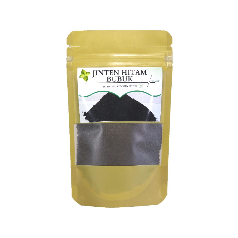 Jinten Jintan Hitam Bubuk Habbatussauda Powder Asli Murni Organik Bumbu Dapur Rempah Herbal