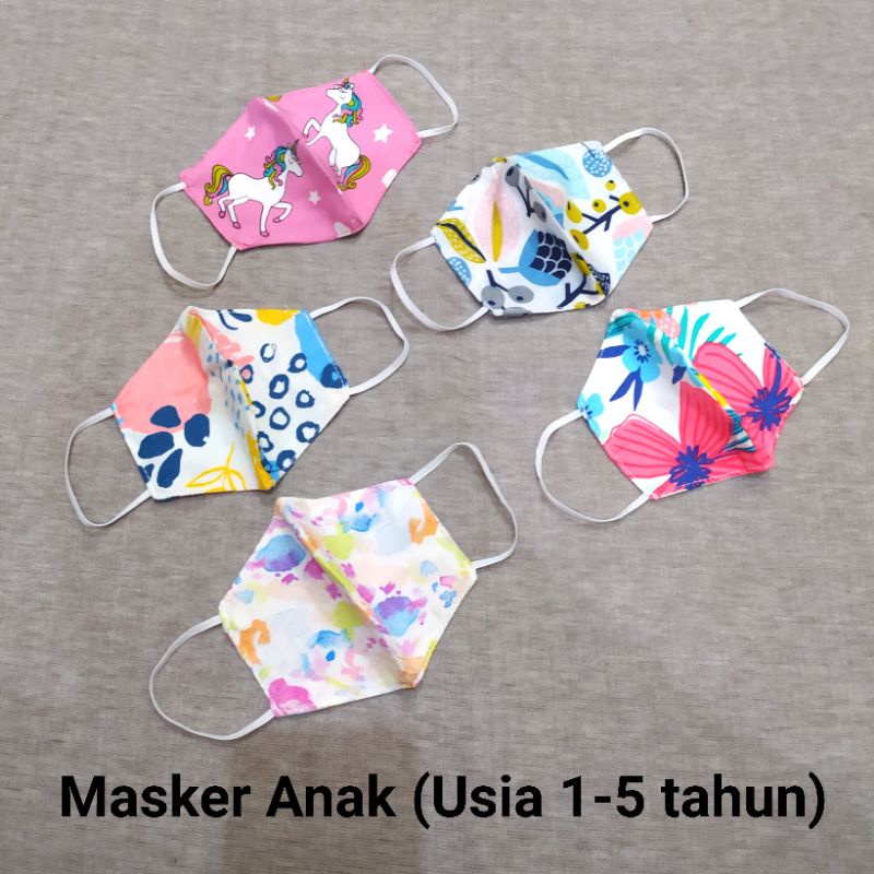 Masker Anak usia 1-5 tahun (Anti Pengap)