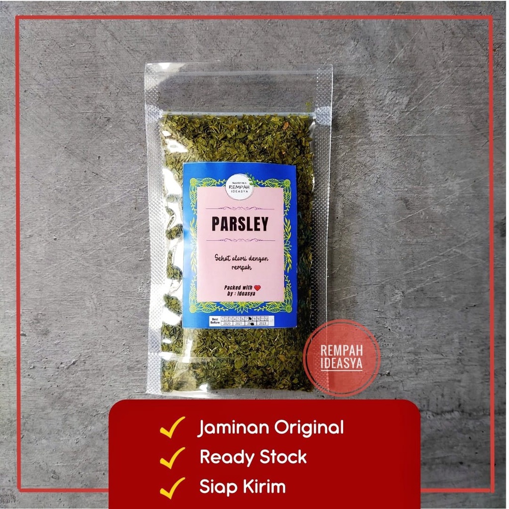 

BISA COD Daun Parsley kering Bumbu Peterseli Flakes MPASI Basil Herb