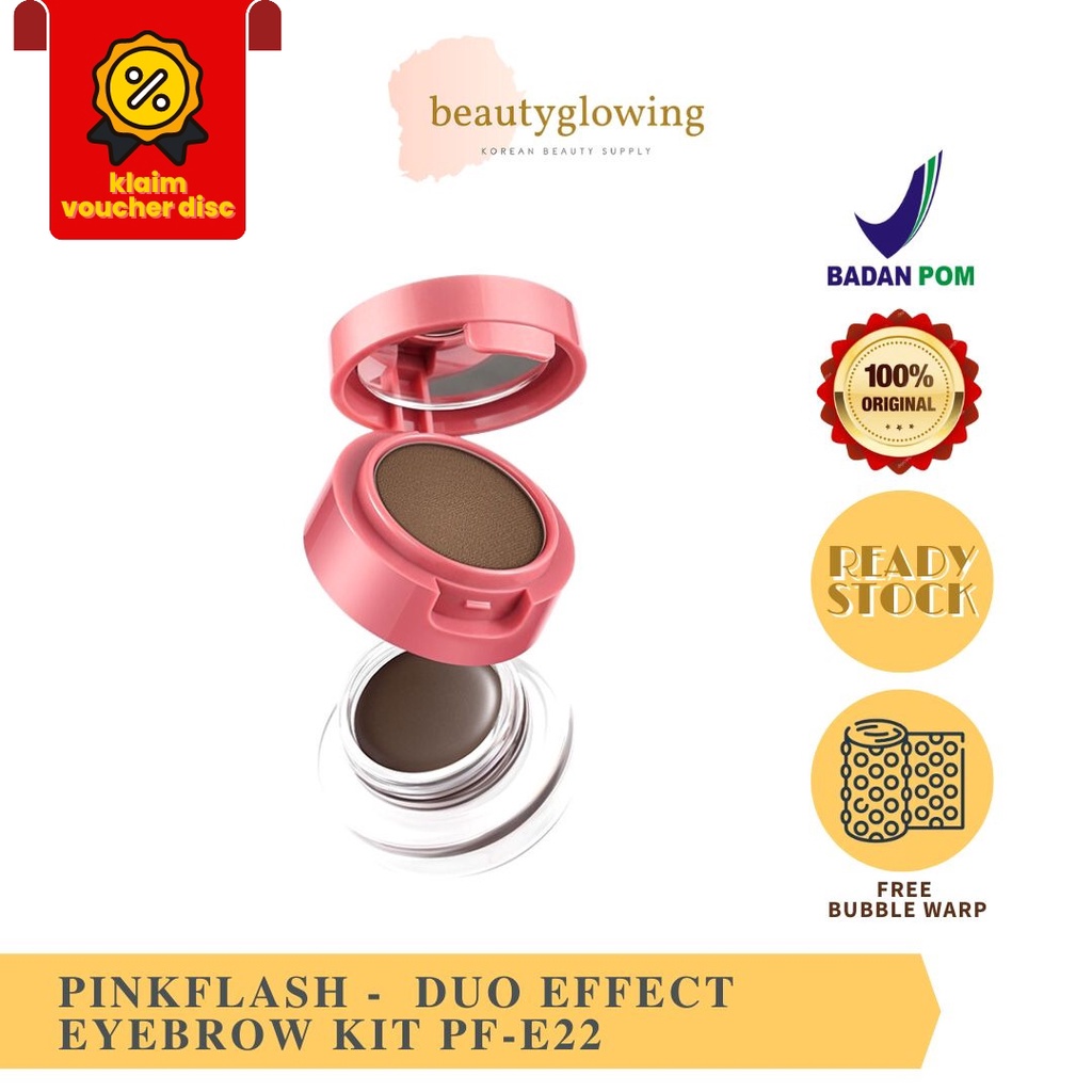 PINKFLASH DUO EFFECT EYEBROW KIT PF-E22