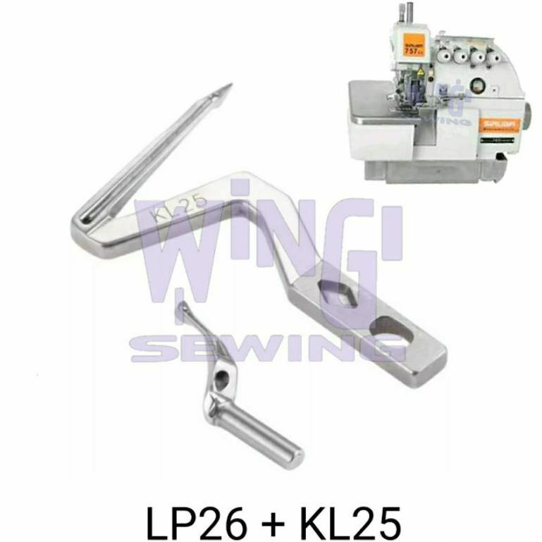 Kl25 Lp26 Siruba Looper Set Atas Bawah Mesin Jahit Obras Industri