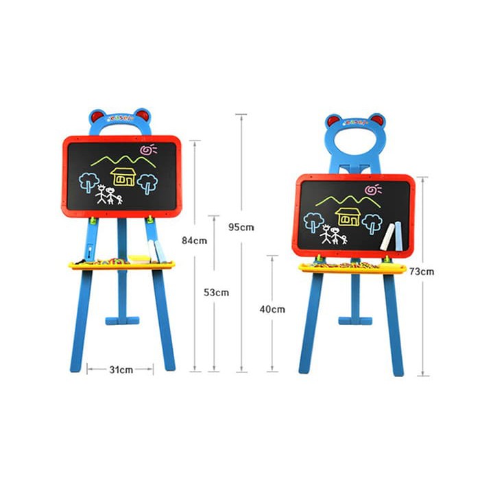 

Learning Easel Papan Tulis 3 In 1 - Mainan Edukasi