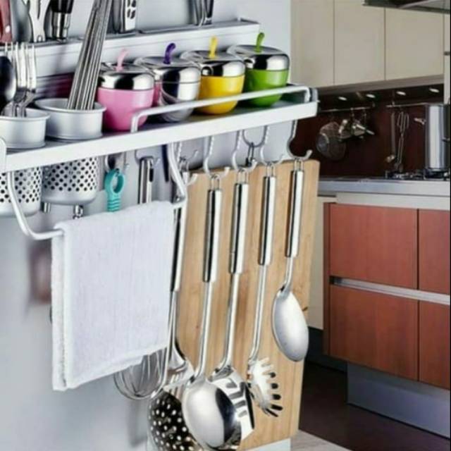 TEMPAT RAK BUMBU DAPUR TEMPEL