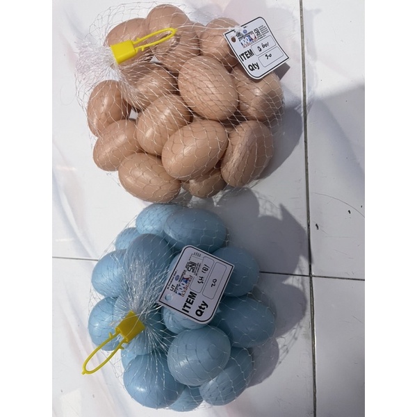 MAINAN ANAK - TELUR MAINAN / TELUR BEBEK / TELUR AYAM / TELUR PALSU / TELUR MAIN-MAINAN ANAK EDUKASI
