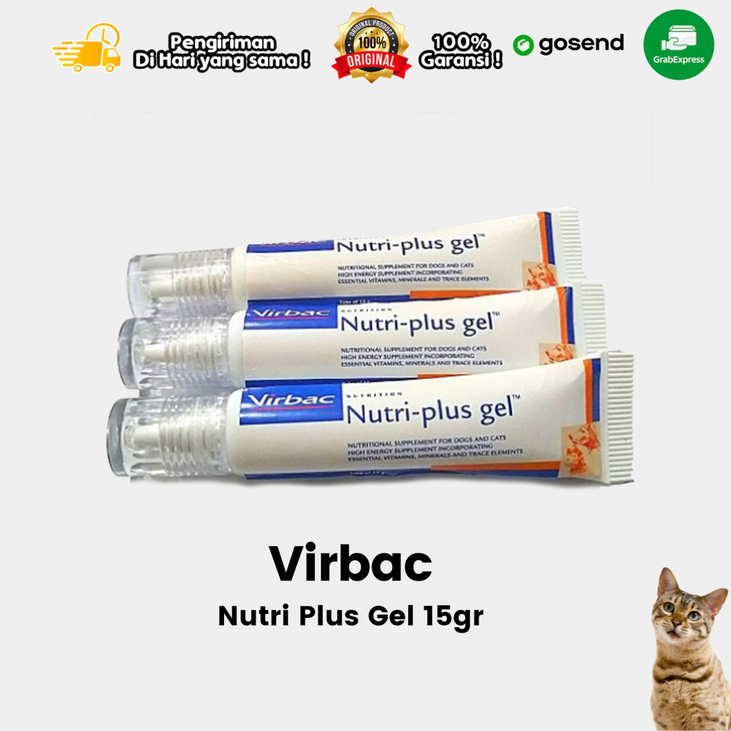 Vitamin Kucing Virbac Nutri Plus Gel Tube
