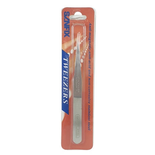 Pinset Sanfix 125mm Pencapit Lurus 125 mm Tweezer ST10