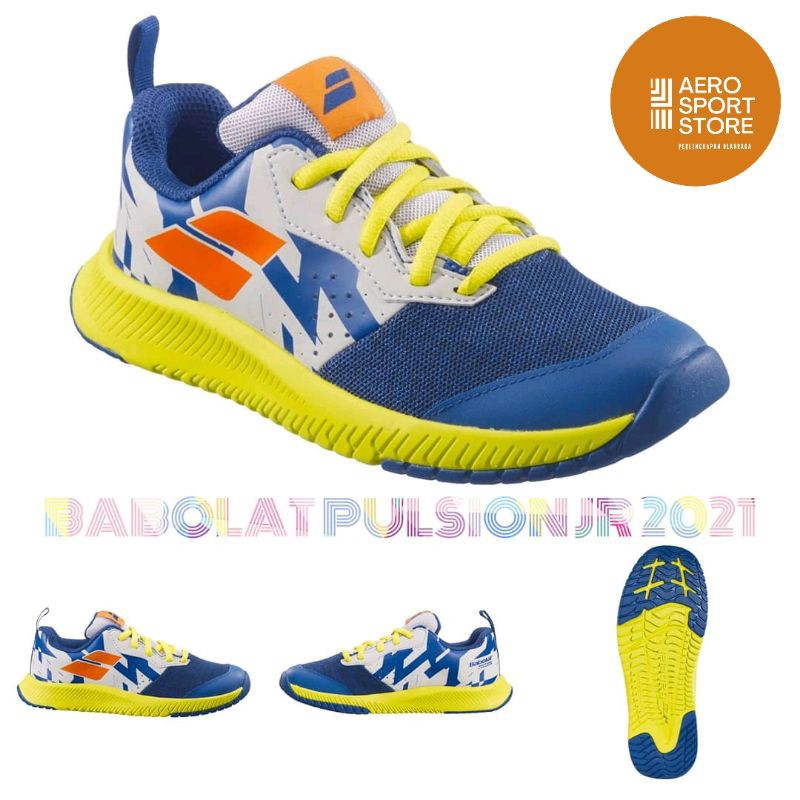 [ SEPATU TENIS LAPANGAN ANAK BABOLAT PULSION JUNIOR 2021 ]