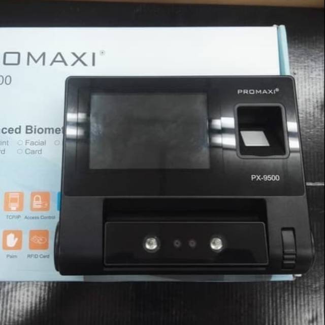 PROMAXI PX-9500 Biometric - Absensi Absen Wajah , Jari,Telapak Tangan