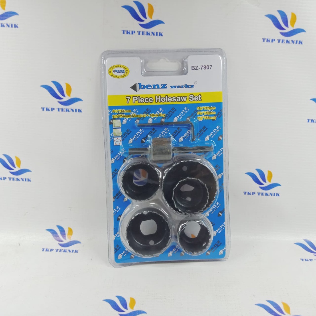 BENZ HOLE SAW KIT 7 pcs