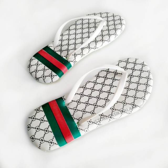 Sendal jepit / sendal wanita / sendal wanita model Gucci
