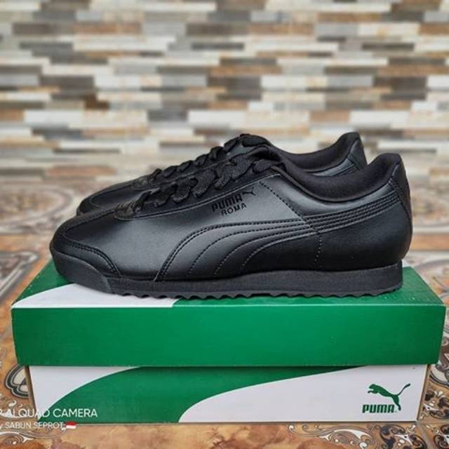 Puma Roma Basic Triple Black Original