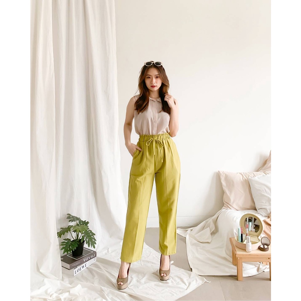 Preloved SHANDY LINEN PANTS