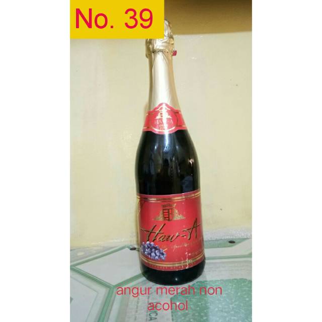 Haw A anggur merah non alkohol