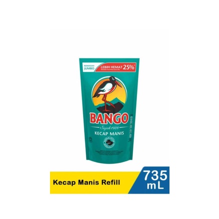 

Bango kecap manis refill 735ml