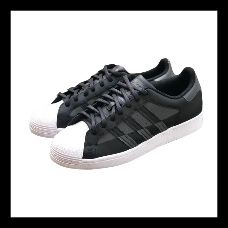 adidas superstar core black grey six