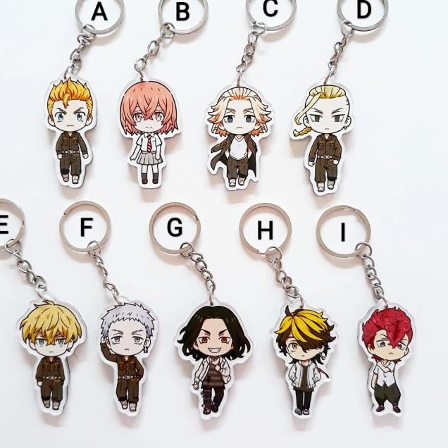 Keychain Anime Tokyo Revengers Gantungan Kunci Akrilik Ganci Merch - I (Akkun)