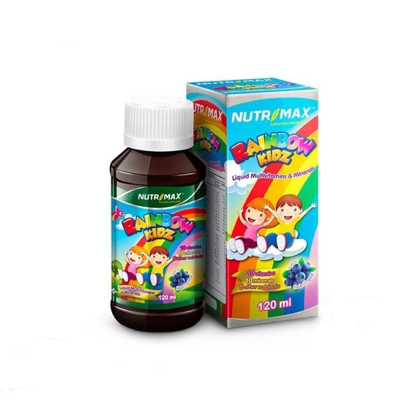 NUTRIMAX RAINBOW KIDS 120ML Nutrimax Rainbow Kidz Multi Vitamin & Mineral Anak @ 120 ml