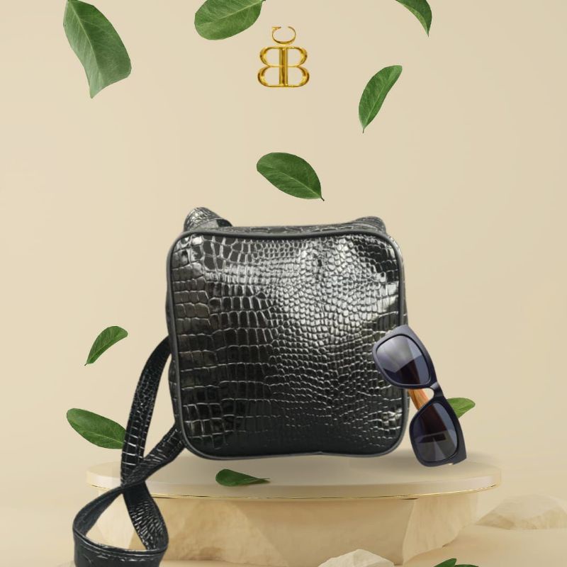 BERKAH BAG COLLECTION - Tas Selempang Kotak Crocoodile Kotak Selempang wanita